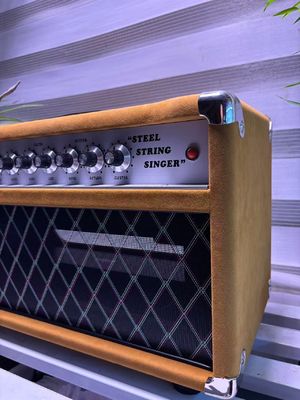 Cabeza de cantante de cuerda de acero de acero 20W 50W 100W con color marrón sueco, gran amplificador modelo SSS proveedor