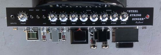 Cabeza de cantante de cuerda de acero de acero 20W 50W 100W con color marrón sueco, gran amplificador modelo SSS proveedor