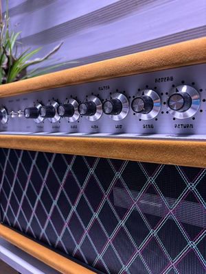 Cabeza de cantante de cuerda de acero de acero 20W 50W 100W con color marrón sueco, gran amplificador modelo SSS proveedor
