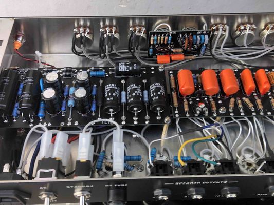 Cabeza de cantante de cuerda de acero de acero 20W 50W 100W con color marrón sueco, gran amplificador modelo SSS proveedor
