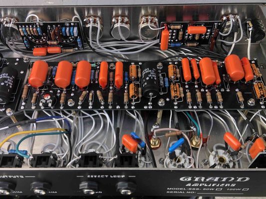 Cabeza de cantante de cuerda de acero de acero 20W 50W 100W con color marrón sueco, gran amplificador modelo SSS proveedor