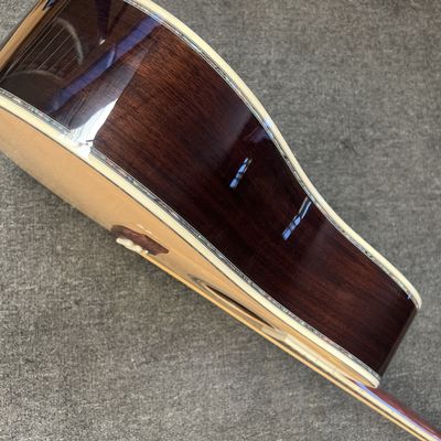 Custom M Style 12 Strings Solid Spruce Top Dreadnought Acoustic Guitar, Customized Logo on Headstock proveedor