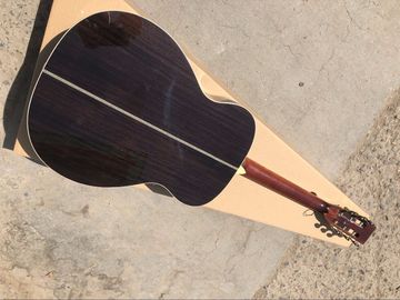 Cuerpo de Ebony Fretboard OM Guitarra eléctrica acústica de firma (OM-G) proveedor