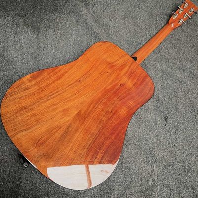 Custom Martin Style Dreadnought D-18AA All Solid KOA Wood Acoustic Guitar, Accept Guitar OEM proveedor