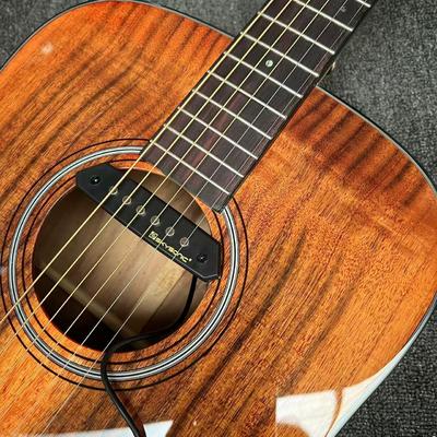 Custom Martin Style Dreadnought D-18AA All Solid KOA Wood Acoustic Guitar, Accept Guitar OEM proveedor