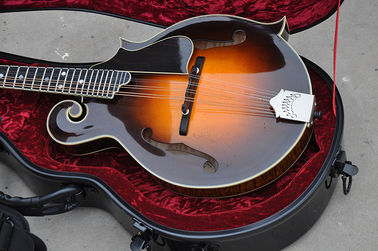 Guitarra eléctrica de mandolina QT-F5 de 8 cuerdas avanzada hecha a mano con tablero de ébano proveedor