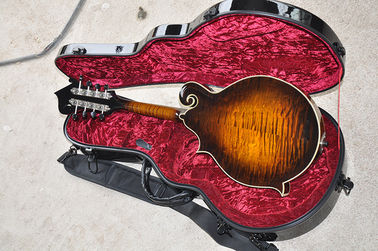 Guitarra eléctrica de mandolina QT-F5 de 8 cuerdas avanzada hecha a mano con tablero de ébano proveedor