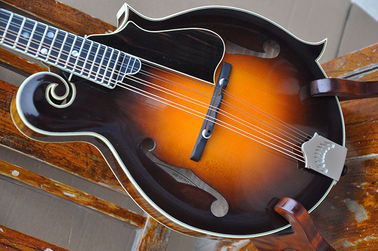 Guitarra eléctrica de mandolina QT-F5 de 8 cuerdas avanzada hecha a mano con tablero de ébano proveedor