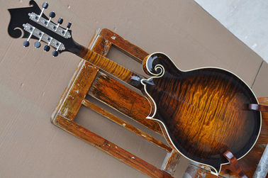 Guitarra eléctrica de mandolina QT-F5 de 8 cuerdas avanzada hecha a mano con tablero de ébano proveedor