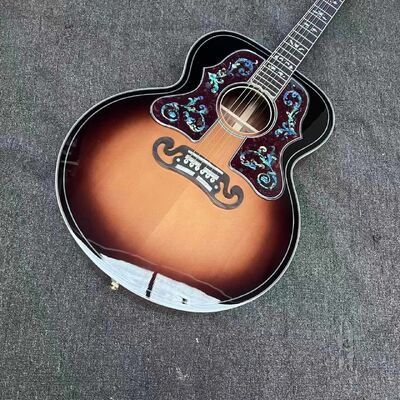 Guitarra acústica personalizada BOB DYLAN GIBSON Style SJ 200 en Sunburst con parte trasera Cocobolo proveedor