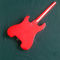 Guitarra eléctrica sin cabeza de alta calidad con tigre rayada en rojo proveedor