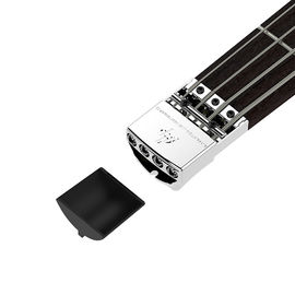 Custom Nuevo diseño único de alta calidad Patenteado 4 cuerdas bajo diseño único Patenteado Guitarra eléctrica de viaje sin cabeza proveedor