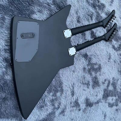 Pedido de guitarra personalizada, guitarra eléctrica ESP MX250 de doble mástil de 6 + 6 cuerdas de James Hetfield con acabado mate proveedor