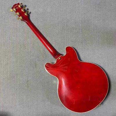 Guitarra eléctrica de jazz semihueca estilo Gibson ES-335 personalizada con Bigsby proveedor