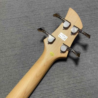 Bajo eléctrico personalizado Dan Armstrong de 4 cuerdas, mástil de arce, diapasón de palisandro con H proveedor