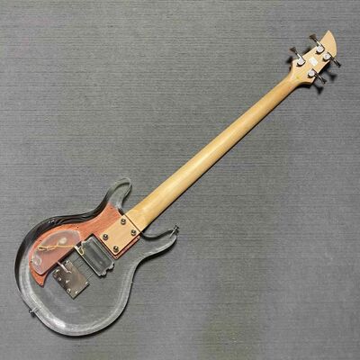 Bajo eléctrico personalizado Dan Armstrong de 4 cuerdas, mástil de arce, diapasón de palisandro con H proveedor