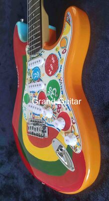 Tienda de GUITARRAS Fender personalizada George Harrison Rocky Masterbuilt P.Waller Guitarra eléctrica proveedor