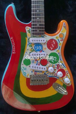 Tienda de GUITARRAS Fender personalizada George Harrison Rocky Masterbuilt P.Waller Guitarra eléctrica proveedor