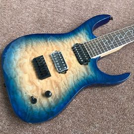 Nuevo estilo.trabajo manual personalizado 6 cuerdas azul Guitarra eléctrica.Guitarra de fingerboard de Rosewood.suporte de guitarra personalizada proveedor