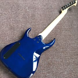 Nuevo estilo.trabajo manual personalizado 6 cuerdas azul Guitarra eléctrica.Guitarra de fingerboard de Rosewood.suporte de guitarra personalizada proveedor