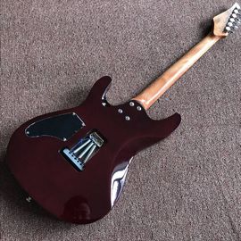 Guitarra eléctrica de Tiger Flame hecha a mano. proveedor