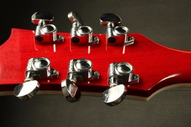 LP Corvette Guitarra eléctrica con figuras de arce Top Veneer Grover Tuner Más color puede elegir proveedor