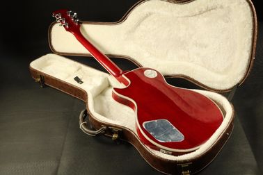 LP Corvette Guitarra eléctrica con figuras de arce Top Veneer Grover Tuner Más color puede elegir proveedor