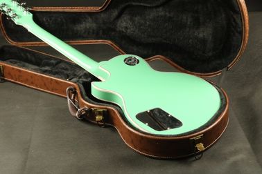 LP Corvette Guitarra eléctrica con figuras de arce Top Veneer Grover Tuner Más color puede elegir proveedor