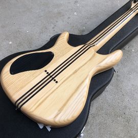 2019 Maple Top 7 Cuerdas Guitarra Eléctrica,Abalone de unión,Fingerboard de ébano Cuello a través del cuerpo Guitarra Eléctrica proveedor