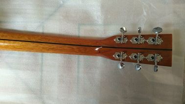 Calidad AAA nuevas guitarras personalizadas OM cuerpo sanders africanos de madera sólida guitarra eléctrica acústica proveedor