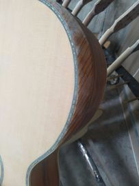 Calidad AAA nuevas guitarras personalizadas OM cuerpo sanders africanos de madera sólida guitarra eléctrica acústica proveedor