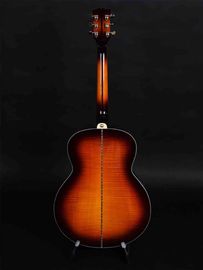 J200s personalizado 43 pulgadas tamaño Jumbo guitarra acústica de madera maciza con AA proveedor