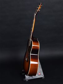 J200s personalizado 43 pulgadas tamaño Jumbo guitarra acústica de madera maciza con AA proveedor