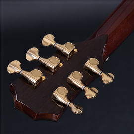 Guitarra acústica de madera maciza personalizada de madera maciza de madera de rosa maciza de espalda y costado 914s proveedor