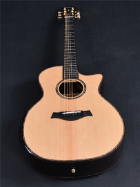 Guitarra acústica de madera maciza personalizada de madera maciza de madera de rosa maciza de espalda y costado 914s proveedor