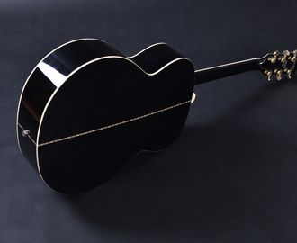 Guitarra acústica de madera maciza de 41 pulgadas, parte superior de espuelas sólidas, espalda de caoba sólida y guitarra acústica lateral proveedor