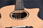 Guitarra acústica personalizada de madera de rosa de madera de abeto sólida con FSM 301 EQ proveedor