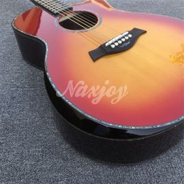 2019 NUEVO Sunbrust SP14s Guitarra acústica con tablero de dedos de madera de ébano de madera de rosa en la parte posterior proveedor