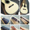 OEM 39 pulgadas guitarra acústica 00 sólido de abeto salón de guitarra acústica OOO28 cuerpo AAA guitarras de calidad proveedor