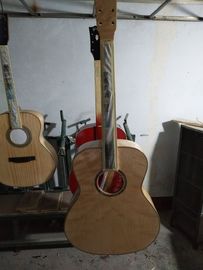 AAAA toda la guitarra de estilo de cuerpo Solid OM con 14 trastes de madera importada a medida de guitarra eléctrica acústica de arce sólida proveedor