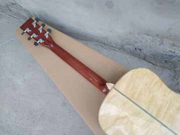 AAAA toda la guitarra de estilo de cuerpo Solid OM con 14 trastes de madera importada a medida de guitarra eléctrica acústica de arce sólida proveedor