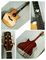 Guitarra personalizada con hueco de sonido EQ AAAA todo sólido de corte único de cocobolo de madera con guitarra eléctrica acústica proveedor