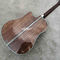 Todo de madera Koa sólida 45 D 41 Abalone real guitarra eléctrica acústica con tablero de ébano proveedor