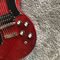 Guitarra eléctrica de alta calidad de 12 cuerdas + 6 cuerdas con doble cabeza en rojo vino Guitarra rojo SG Oro hardware proveedor