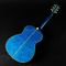 Abalone azul sólido de abeto alto 40 pulgadas estilo OM guitarra acústica estallar arce de nuevo proveedor