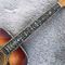 Solid Spruce Top Abalone D Style Guitarra acústica con cuerpo de arce de ébano proveedor