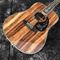 41 pulgadas 45D modelo real Abalone Koa madera guitarra eléctrica acústica proveedor