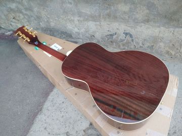 Personalizar la guitarra profesional OOO28 de color marrón sólido guitarra de 6 cuerdas guitarra acústica proveedor