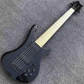 Guitarra de bajo Ricken 6 cuerdas 4003 modelo en hardware negro proveedor