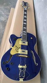 En general Nueva llegada Guitarra zurda Jazz 6 cuerdas Guitarra eléctrica Cuerpo semi hueco En azul proveedor